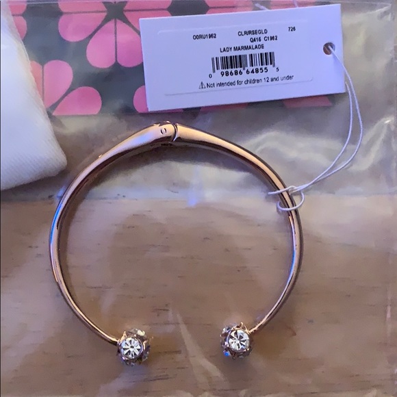 Kate Spade Lady Marmalade Open Cuff Bracelet. - Picture 7 of 9